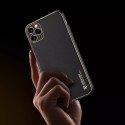 Dux Ducis Yolo elegant case made of soft TPU and PU leather for iPhone 11 Pro black