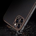 Dux Ducis Yolo elegant case made of soft TPU and PU leather for iPhone 11 Pro black