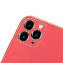 Dux Ducis Yolo elegant case made of soft TPU and PU leather for iPhone 11 Pro red