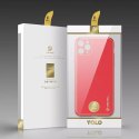 Dux Ducis Yolo elegant case made of soft TPU and PU leather for iPhone 11 Pro red