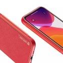 Dux Ducis Yolo elegant case made of soft TPU and PU leather for iPhone 11 Pro red