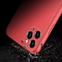 Dux Ducis Yolo elegant case made of soft TPU and PU leather for iPhone 11 Pro red