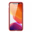 Dux Ducis Yolo elegant case made of soft TPU and PU leather for iPhone 11 Pro red