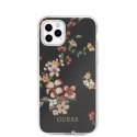 Guess GUHCN65IMLFL04 iPhone 11 Pro Max czarny/black N°4 Flower Collection