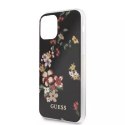 Guess GUHCN65IMLFL04 iPhone 11 Pro Max czarny/black N°4 Flower Collection