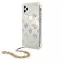 Guess GUHCN65KSPEGO iPhone 11 Pro Max 6,5" złoty/gold hardcase Peony Chain Collection