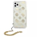 Guess GUHCN65KSPEGO iPhone 11 Pro Max 6,5" złoty/gold hardcase Peony Chain Collection