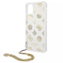 Guess GUHCN65KSPEGO iPhone 11 Pro Max 6,5" złoty/gold hardcase Peony Chain Collection