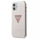 Guess GUHCP12SPCUCTLWH iPhone 12 mini 5,4" biały/white hardcase Triangle Collection