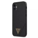 Guess GUHCP12SVSATMLBK iPhone 12 mini 5,4" czarny/black hardcase Saffiano