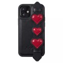 Kingxbar Sweet Series case decorated with original Swarovski crystals iPhone 12 Pro Max black