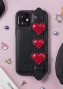 Kingxbar Sweet Series case decorated with original Swarovski crystals iPhone 12 Pro Max black