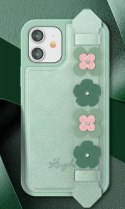 Kingxbar Sweet Series case decorated with original Swarovski crystals iPhone 12 Pro Max green