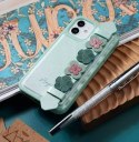 Kingxbar Sweet Series case decorated with original Swarovski crystals iPhone 12 Pro Max green