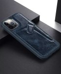 Nillkin Aoge Leather Case genuine leather protective wallet cover iPhone 12 mini black