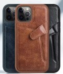 Nillkin Aoge Leather Case genuine leather protective wallet cover iPhone 12 mini brown