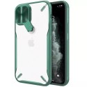 Nillkin Cyclops Case durable phone case with a camera cover and foldable kickstand iPhone 12 Pro / iPhone 12 green