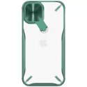 Nillkin Cyclops Case durable phone case with a camera cover and foldable kickstand iPhone 12 Pro / iPhone 12 green