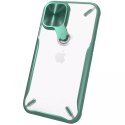 Nillkin Cyclops Case durable phone case with a camera cover and foldable kickstand iPhone 12 Pro / iPhone 12 green