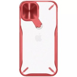 Nillkin Cyclops Case durable phone case with a camera cover and foldable kickstand iPhone 12 Pro / iPhone 12 red