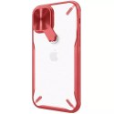 Nillkin Cyclops Case durable phone case with a camera cover and foldable kickstand iPhone 12 Pro / iPhone 12 red