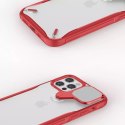 Nillkin Cyclops Case durable phone case with a camera cover and foldable kickstand iPhone 12 Pro / iPhone 12 red