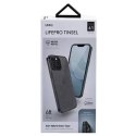 Uniq coque LifePro Tinsel iPhone 12/12 Pro 6.1" noir/fumée vapeur