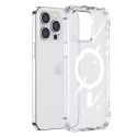 Coque magnétique Joyroom Magnetic Defender pour iPhone 14 Plus Coque blindée avec crochets transparents (compatible MagSafe)