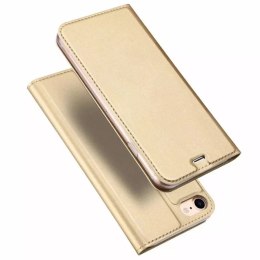 DUX DUCIS Skin Pro Bookcase type case for iPhone SE 2022 / SE 2020 / iPhone 8 / iPhone 7 golden