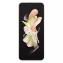 Étui en cuir à rabat Samsung pour Galaxy Z Flip4 Peach (EF-VF721LPEGWW)