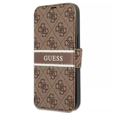 Guess GUBKP13M4GDBR iPhone 13 6.1 "marron/livre marron 4G Stripe