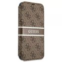 Guess GUBKP13M4GDBR iPhone 13 6.1 "marron/livre marron 4G Stripe