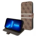 Guess GUBKP13M4GDBR iPhone 13 6.1 "marron/livre marron 4G Stripe