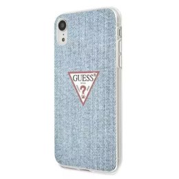 Guess GUHCI61PCUJULLB iPhone Xr niebieski/light blue hardcase Jeans Collection