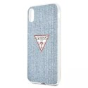 Guess GUHCI61PCUJULLB iPhone Xr niebieski/light blue hardcase Jeans Collection