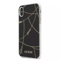 Guess GUHCI65PCUCHBK iPhone Xs Max czarny/black hardcase Gold Chain Collection