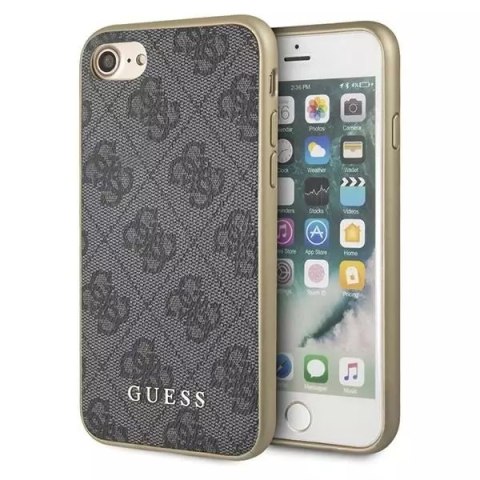 Guess GUHCI8G4GG iPhone 7/8/SE 2022 / SE 2020 szary/grey hard case 4G Collection