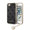 Guess GUHCI8GF4GGR iPhone 7/8/SE 2022 / SE 2020 grey/szary hard case 4G Charms Collection