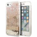 Guess GUHCI8LFLSD iPhone SE 2022 / SE 2020/7/8 or / or étui rigide Paisley Liquid Glitter