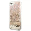 Guess GUHCI8LFLSD iPhone SE 2022 / SE 2020/7/8 or / or étui rigide Paisley Liquid Glitter