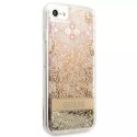 Guess GUHCI8LFLSD iPhone SE 2022 / SE 2020/7/8 or / or étui rigide Paisley Liquid Glitter