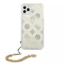 Guess GUHCN58KSPEGO iPhone 11 Pro 5,8" złoty/gold hardcase Peony Chain Collection