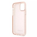 Guess GUHCN58PCGLPI iPhone 11 Pro różowy/pink hard case Glitter