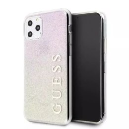 Guess GUHCN58PCUGLGPI iPhone 11 Pro różowo-złoty/gold pink hard case Gradient Glitter