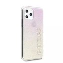 Guess GUHCN58PCUGLGPI iPhone 11 Pro różowo-złoty/gold pink hard case Gradient Glitter