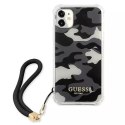 Guess GUHCN61KSARBK iPhone 11 6,1" czarny/black hardcase Camo Collection