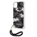 Guess GUHCN61KSARBK iPhone 11 6,1" czarny/black hardcase Camo Collection