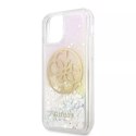 Guess GUHCN65LGIRGP iPhone 11 Pro Max hard case Gradient Liquid Glitter Circle Logo