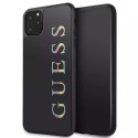 Guess GUHCN65LGMLBK iPhone 11 Pro Max czarny/black hard case Glitter Logo