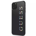 Guess GUHCN65LGMLBK iPhone 11 Pro Max czarny/black hard case Glitter Logo